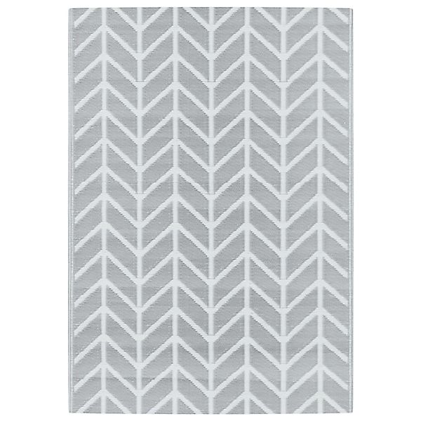 vidaXL Outdoorteppich Grau 140x200 Cm Pp 2007135 günstig online kaufen