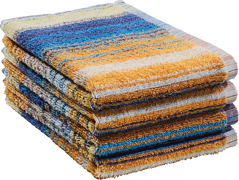 REDBEST Geschirrtuch Frottier-Geschirrtuch 4er-Pack, Baumwolle Streifen günstig online kaufen