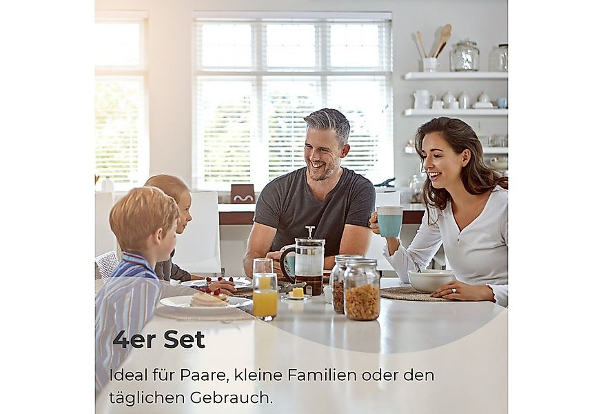 matches21 HOME & HOBBY Platzset Ovales Tischset mit Glasuntersetzer, 4er Se günstig online kaufen