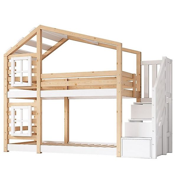 Gotagee Etagenbett Lagerbett 90x200cm Kinderbett Doppelbett Multifunktionsb günstig online kaufen