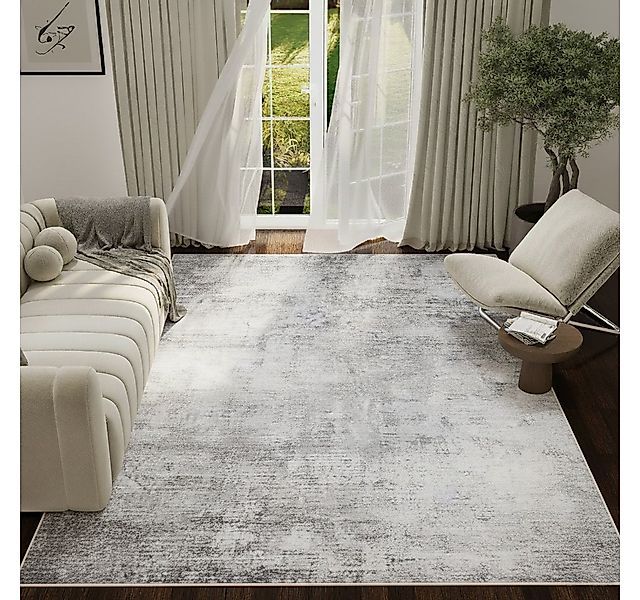 Tapiso Designteppich ASH, rechteckig, Höhe: 8 mm, Rutschfest, pflegeleicht, günstig online kaufen