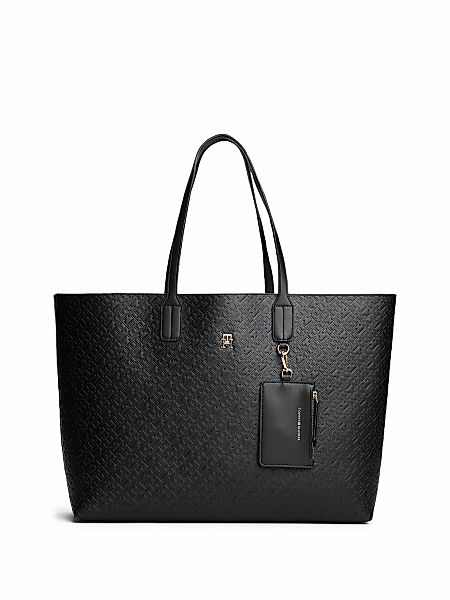 Tommy Hilfiger Tragetasche "TH ICON TOTE MONO", Damen Schultertasche, Shopp günstig online kaufen
