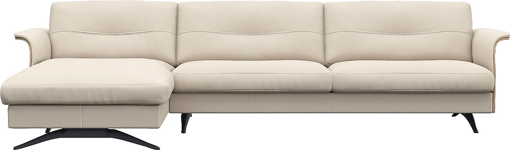 FLEXLUX Ecksofa »Glow, super bequem durch hochwertigem Sitzaufbau mit Feder günstig online kaufen