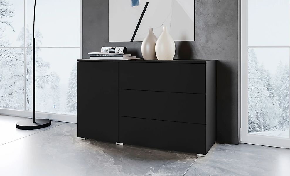 INOSIGN Sideboard "PARIS", (1 St.), Moderne 110cm breite grifflose Kommode, günstig online kaufen