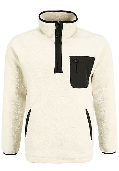 Indicode Strickfleece-Pullover "Fleecejacke IDTrout" günstig online kaufen