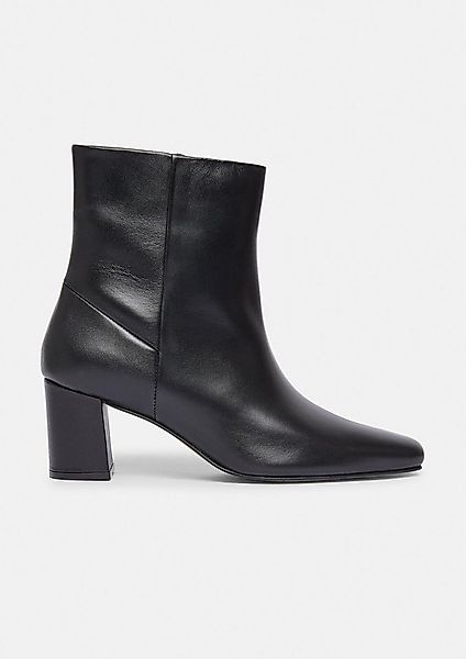 comma Stiefel Stiefel Stiefeletten aus glattem Rindsleder günstig online kaufen