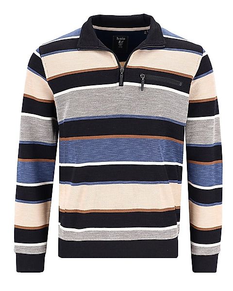 Hajo Sweatshirt Troyer-Sweatshirt mit Streifen in günstig online kaufen
