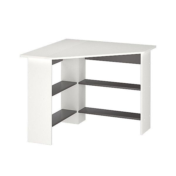 Vicco Eckschreibtisch Arion, Weiß/Anthrazit, 90 x günstig online kaufen