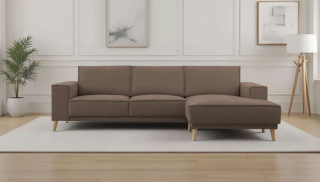 OTTO home Ecksofa "Oland Skandi, weicher Chenille-Stoff" L-Form, 280 cm, We günstig online kaufen