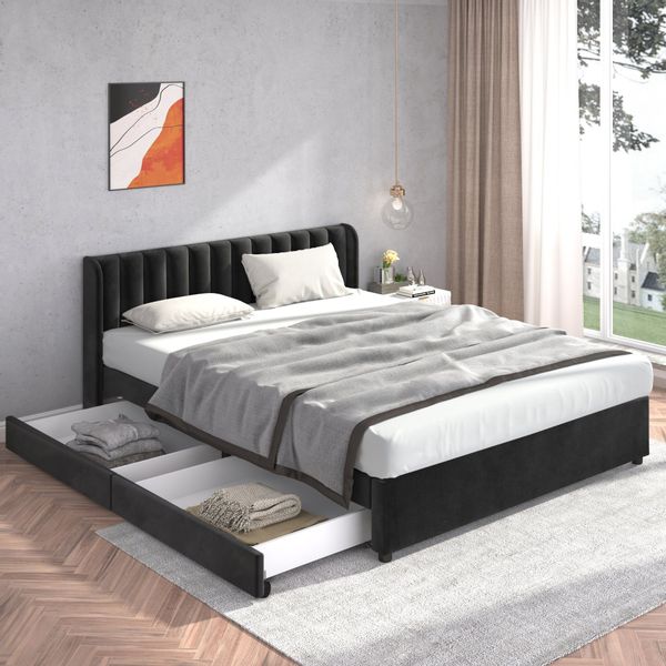 HAUSS SPOLE Polsterbett Doppelbett Polsterbett Funktionsbett günstig online kaufen