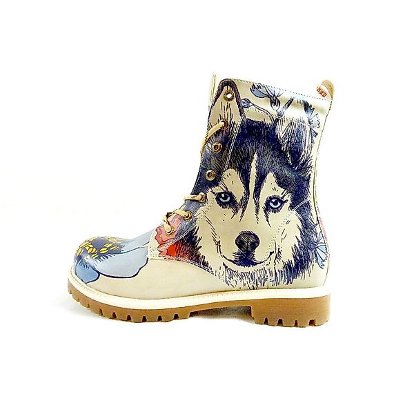 LaMarta Veganer Wolfsmuster-Stiefel: Erlebe die Wildnis günstig online kaufen