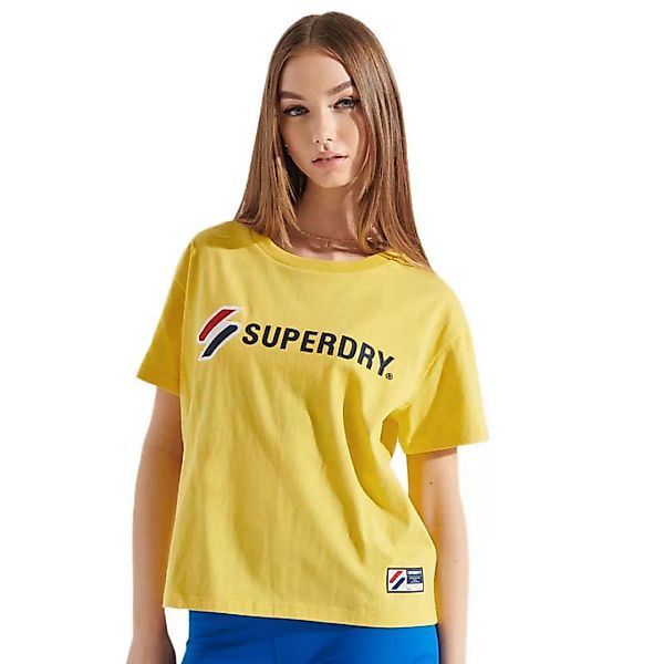 Superdry Sportstyle Graphic Boxy Kurzarm T-shirt L Nautical Yellow günstig online kaufen