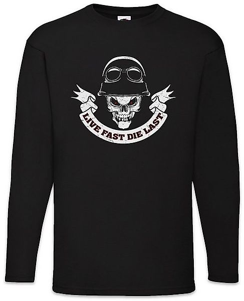 Urban Backwoods Langarmshirt Live Fast Die Last Langarm T-Shirt Biker Rocke günstig online kaufen