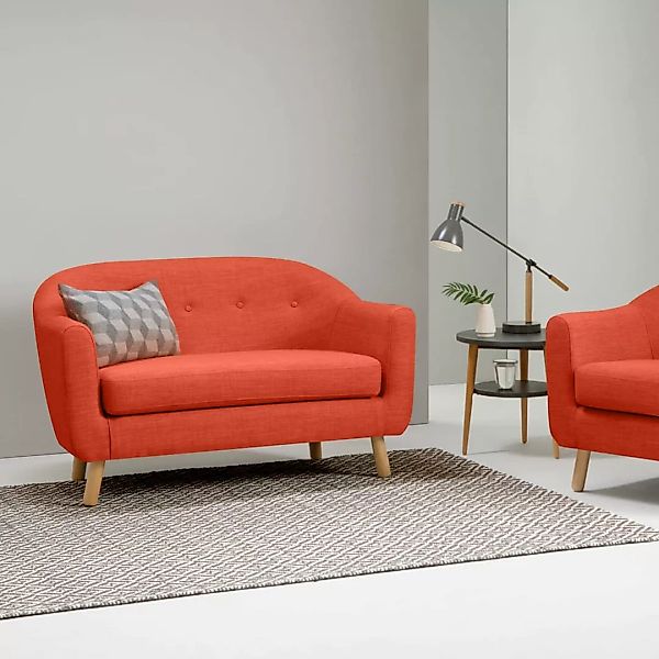 Lottie 2-Sitzer Sofa, Toskanaorange - MADE.com günstig online kaufen
