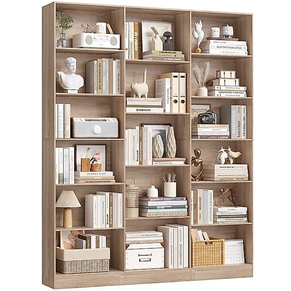 Homfa Bücherregal 188cm Standregal Büroregal Bücherschrank, günstig online kaufen