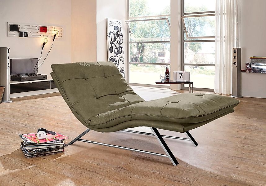 W.SCHILLIG Relaxliege "daily dreams" in Waffelkissen-Optik, wahlweise mit M günstig online kaufen