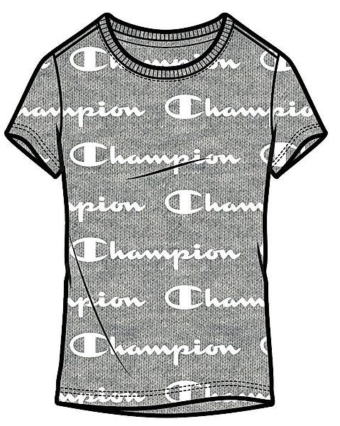 Champion T-Shirt (Baumwolle) Graphic Print grau günstig online kaufen