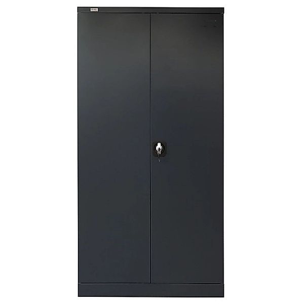 Jet-Line Stahlschrank Omsk in Anthrazit 90 x 45 x 185 cm mit Abschließbaren günstig online kaufen