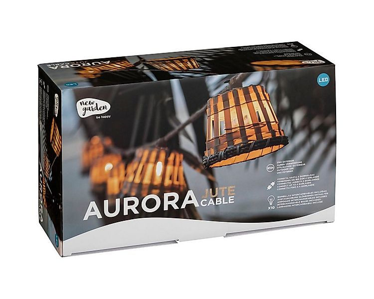New Garden Wandleuchte New Garden AURORA GUIRLANDA Cable Jute günstig online kaufen