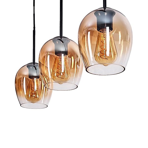 hofstein Pendelleuchte Pendellampe aus Metall/Glas in günstig online kaufen