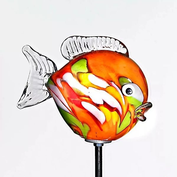 Kugelfisch mit Stab Gartenflair 17,5cm malve günstig online kaufen