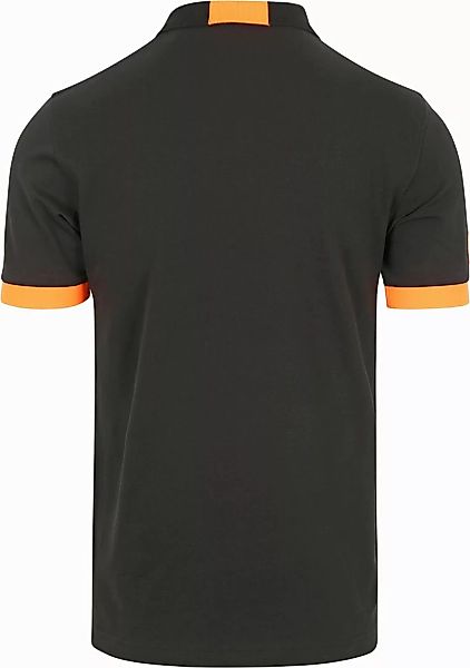 Sun68 Poloshirt Logo Fluo Schwarz  - Größe L günstig online kaufen