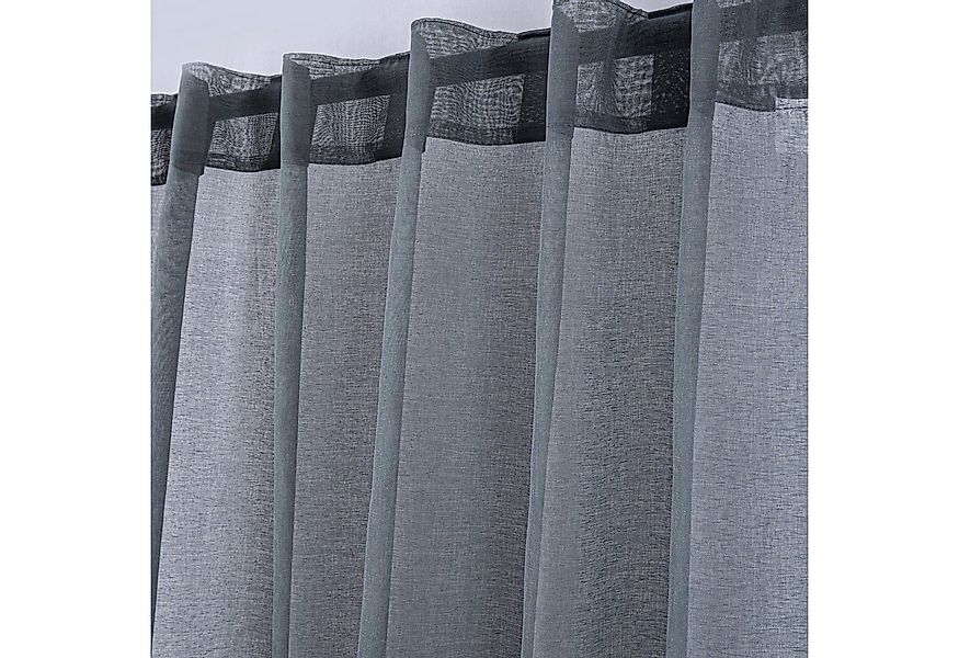 Brilliant Gardine / Transparent / Verdeckte Schlaufe / 140x245cm / #9005, S günstig online kaufen