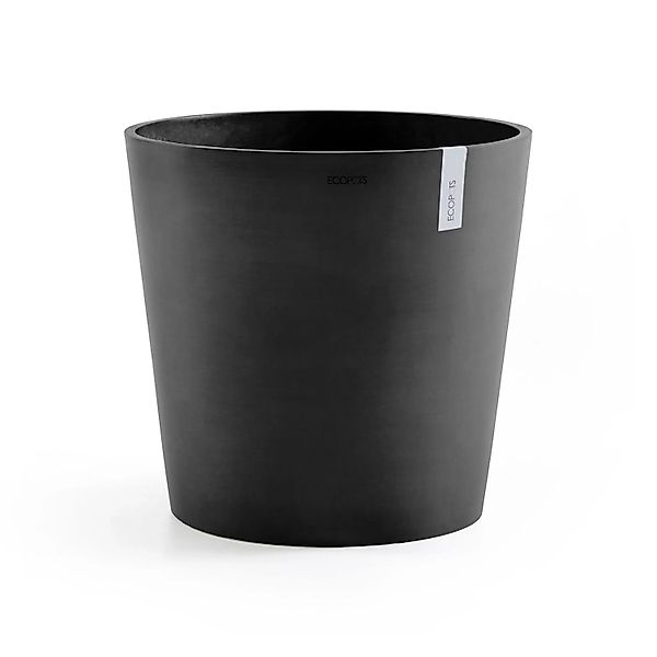 Ecopots Pflanztopf Amsterdam Dunkelgrau 60 cm günstig online kaufen