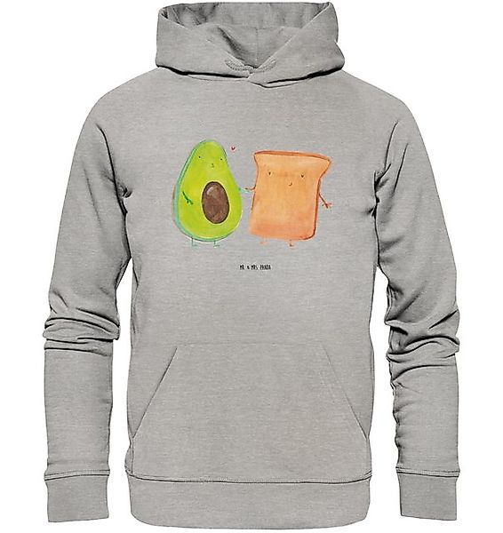 Mr. & Mrs. Panda Hoodie Avocado Toast Größe XS - Heather Grey - Geschenk, V günstig online kaufen