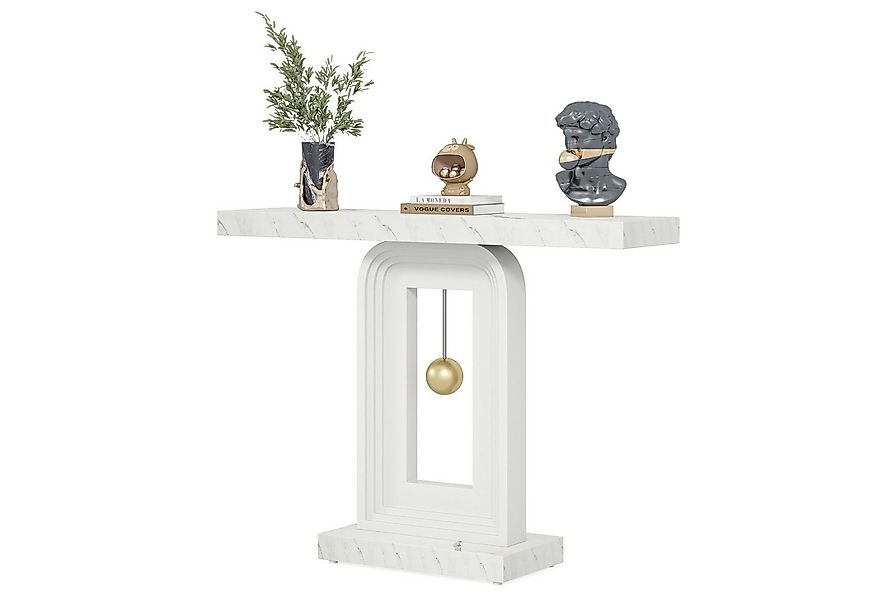 Tribesigns Konsolentisch Schmaler Eingangstisch, 100x 30 cm Flurtisch mit P günstig online kaufen