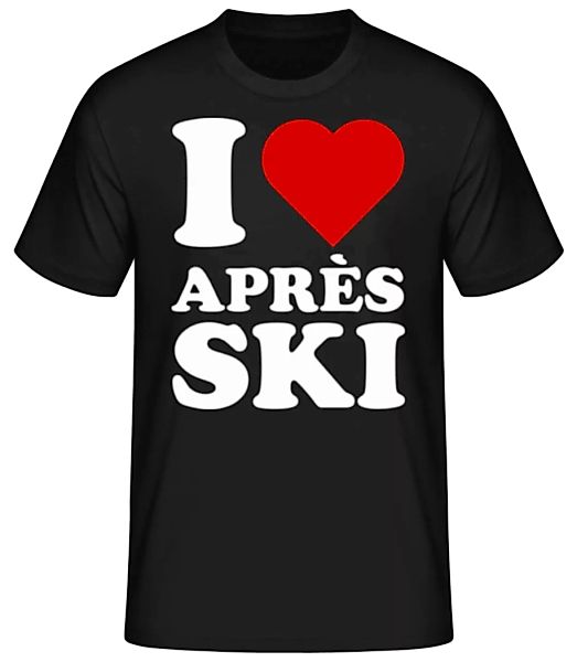 I Love Après Ski · Männer Basic T-Shirt günstig online kaufen