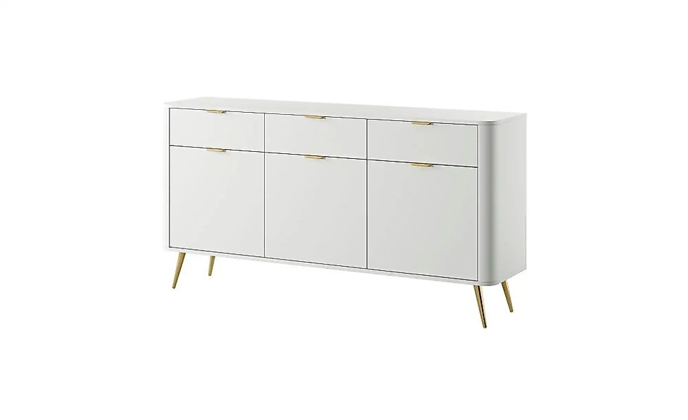 Selsey Sideboard  Oval ¦ weiß ¦ Maße (cm): B: 163,5 H: 83,6 Kommoden & Side günstig online kaufen