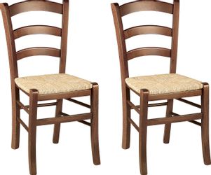 Home affaire Esszimmerstuhl "Super Paesana" (Set) 2 Stk. aus Massivholz Buc günstig online kaufen