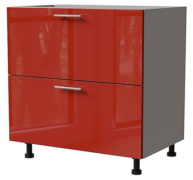 Feldmann-Wohnen Unterschrank Brerra (D2/80, 2 Schubladen, REJS Comfort Box günstig online kaufen