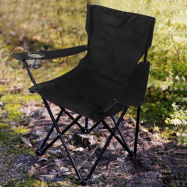 CALIYO Campingstuhl Faltstuhl mit Getränkehalter & günstig online kaufen
