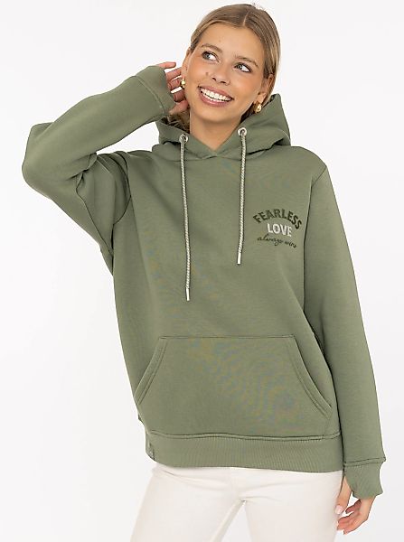 Zwillingsherz Hoodie ""Wings"", glamouröse Stickerei mit Flügeln, Paillette günstig online kaufen