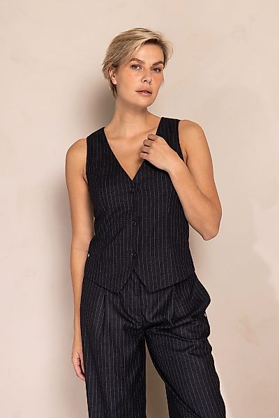 Zhrill Anzugweste "ZHDIOSA" im Nadelstreifen-Design und mit 3-Knopf-Verschl günstig online kaufen