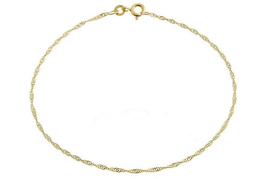 Silberkettenstore Goldarmband Singapurketten Armband 1,4mm - 333 Gold günstig online kaufen