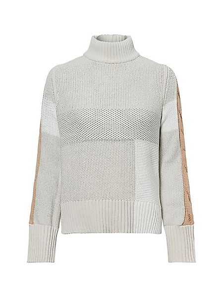 Monari Stehkragenpullover Pullover koala melange Ringel günstig online kaufen
