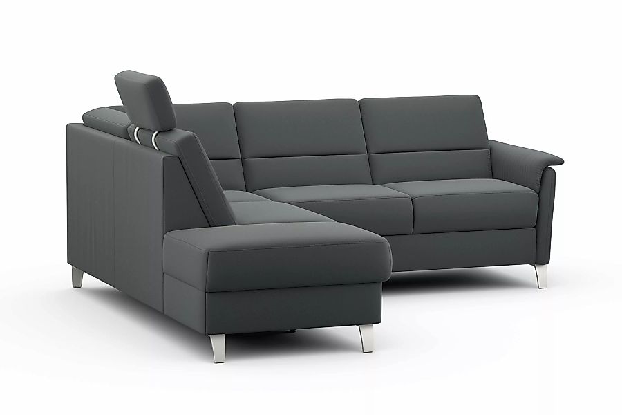 sit&more Ecksofa »Palmera L-Form«, Federkern, wahlweise mit Bettfunktion un günstig online kaufen