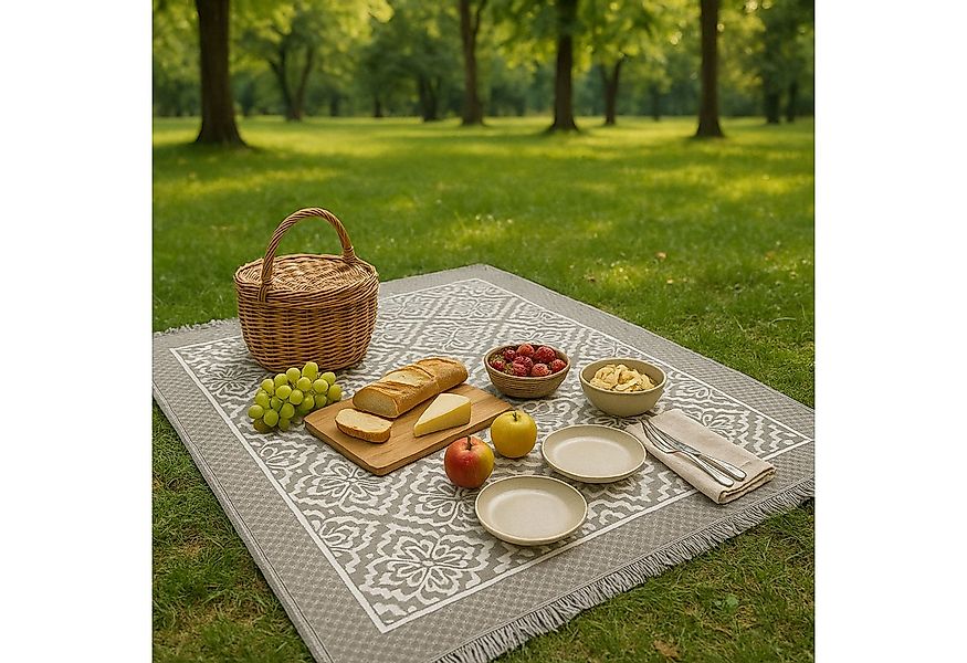 Jungengel Teppich Kilim Outdoor Teppich Sand Dantel günstig online kaufen