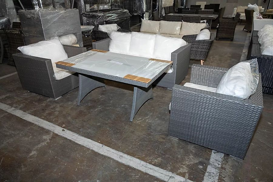 #HBM 2800: 2x Sessel + Sofa Malolo + Tisch Sorano-grau günstig online kaufen