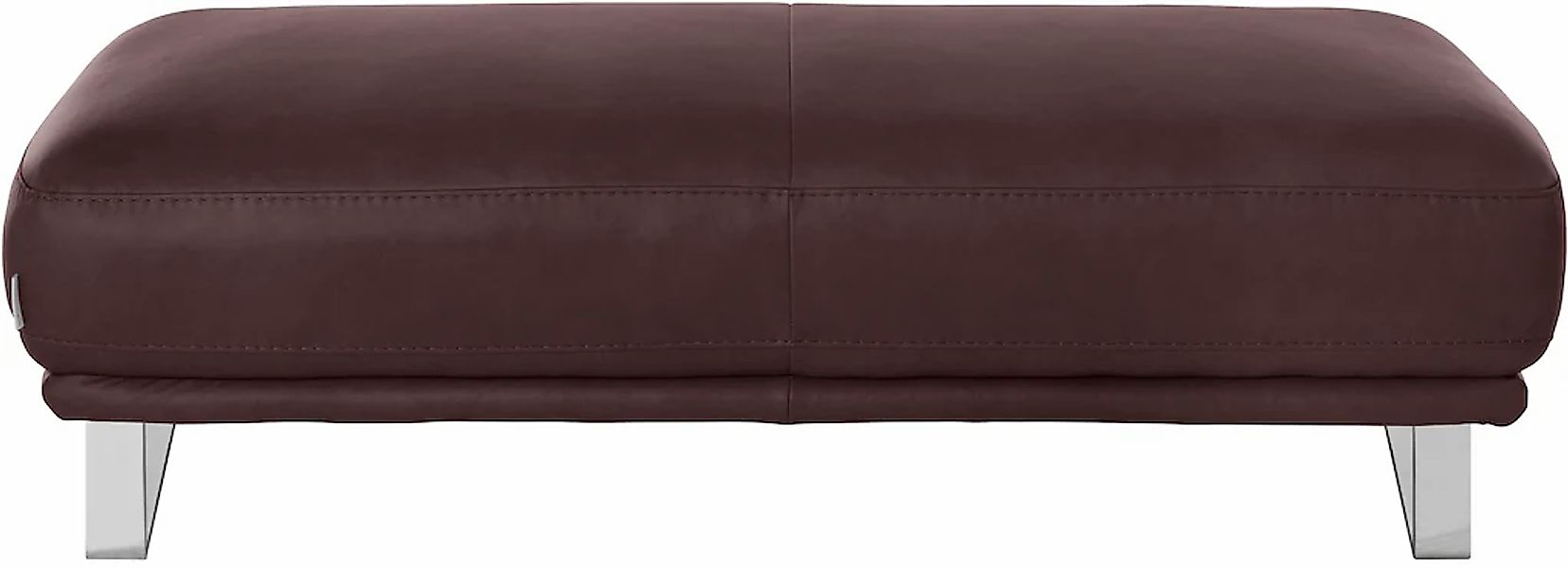 W.SCHILLIG Hocker »montanaa« mit Metallkufen in Chrom glänzend, Breite 141 günstig online kaufen