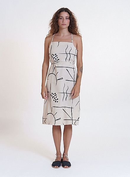 Kleid - Salinas Dress Print - Aus Bio-baumwolle & Leinen günstig online kaufen