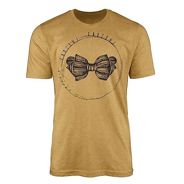 Sinus Art T-Shirt Vintage Herren T-Shirt Fliege günstig online kaufen