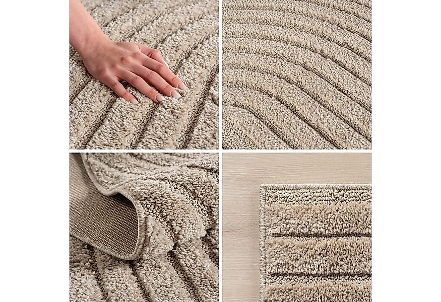 SIMPEX24 Designteppich Boho Design, Rechteckig, Höhe: 8 mm, Teppich Wohnzim günstig online kaufen