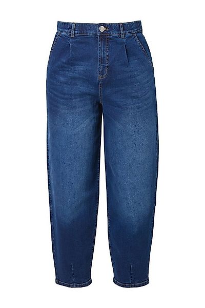 Studio Untold Regular-fit-Jeans Ballon-Jeans Dark-Denim High Waist 5-Pocket günstig online kaufen