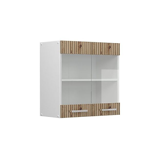 Vicco Glashängeschrank R-Line, Artisan-Eiche/Weiß, 60 cm günstig online kaufen