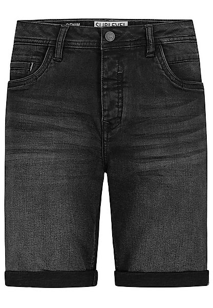 SUBLEVEL Jeansshorts im 5-Pocket-Style mit Aufschlag Denim Bermuda Shorts günstig online kaufen