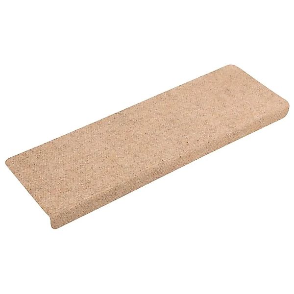 vidaXL Stufenmatte Stufenmatten Selbstklebend 15 Stk. 65x21x4 cm Hellbraun günstig online kaufen